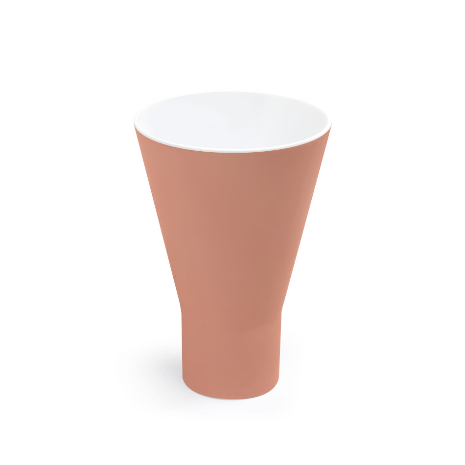 lavabo Torcione vasca bianco opaco esterno arancio cammeo