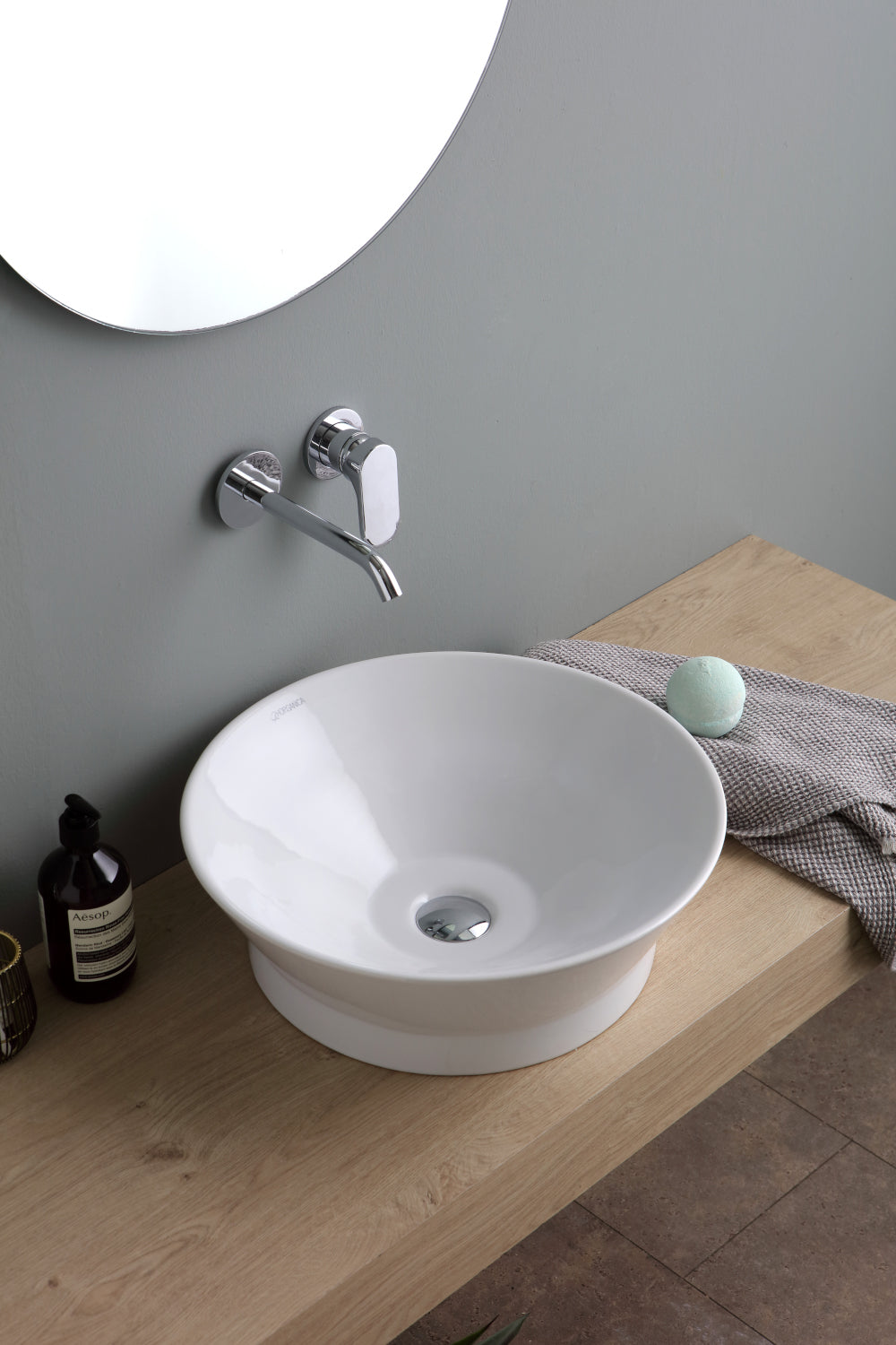 lavabo appoggio bianco Disco