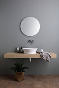 scenografia lavabo appoggio bianco Disco