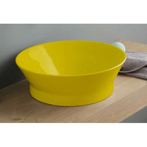 lavabo appoggio Disco Giallo Sirio