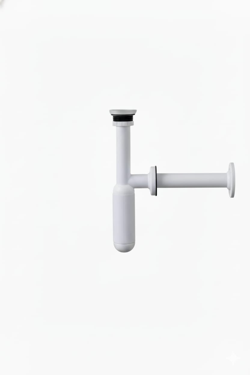 sifone bianco opaco