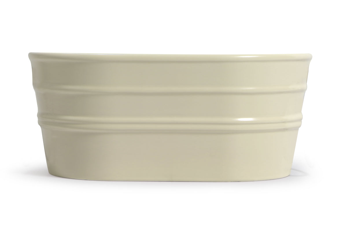 Lavabo Ovale Appoggio/Sospeso cm 60x40 Tinozza