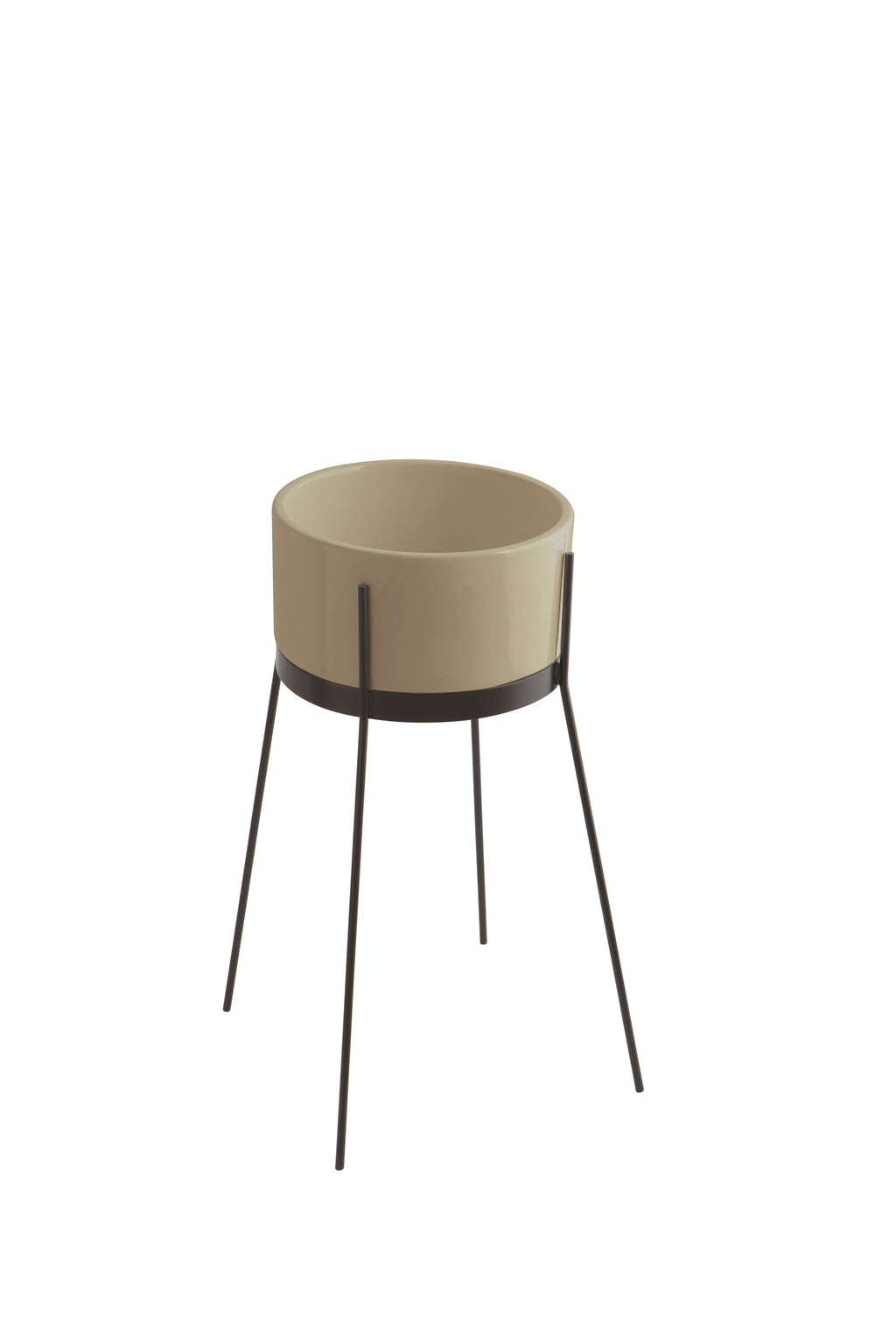 Lavabo Con Struttura Appoggio/Freestanding Ibrido Tondo