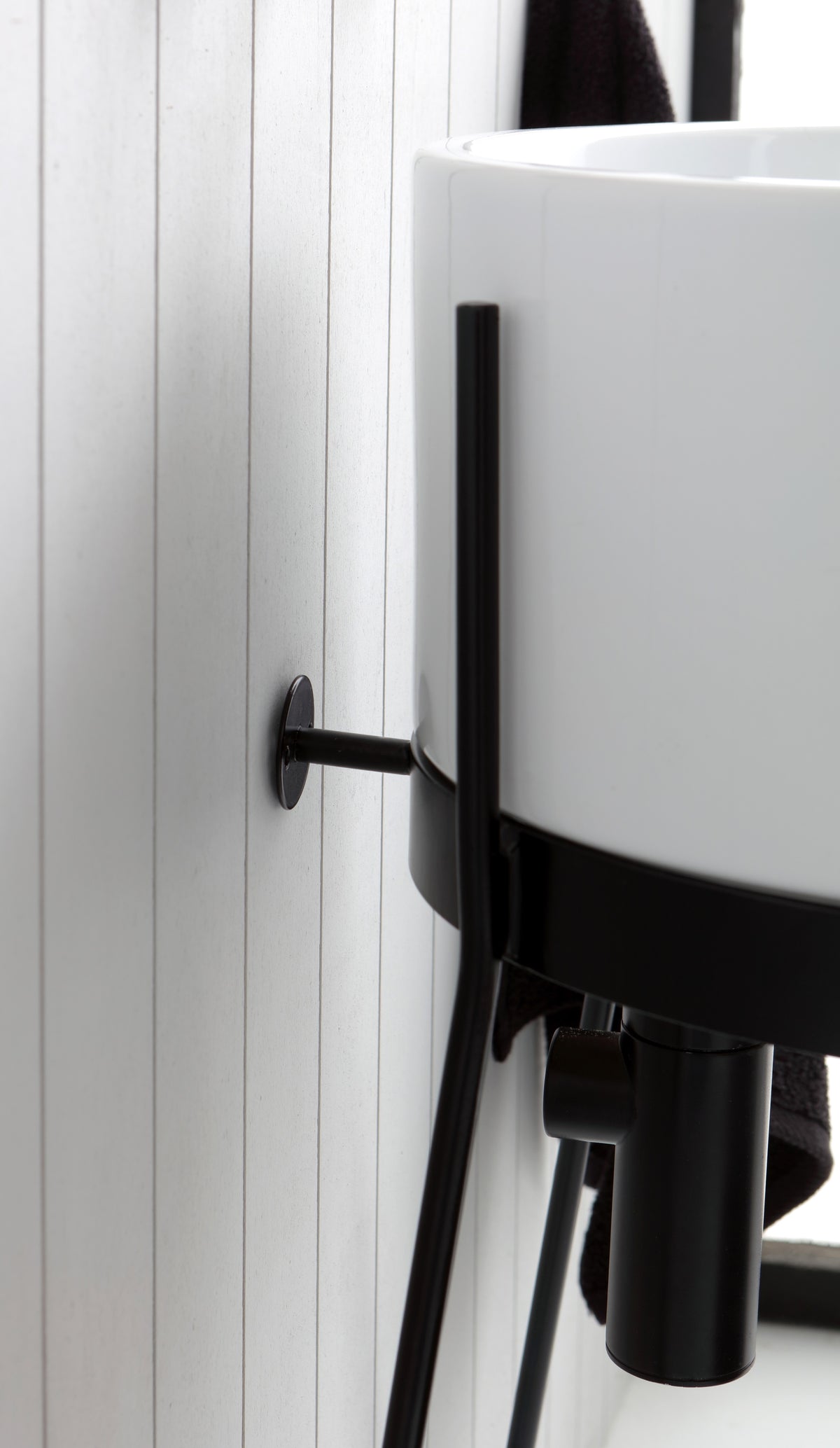 Lavabo Con Struttura Appoggio/Freestanding Ibrido Tondo