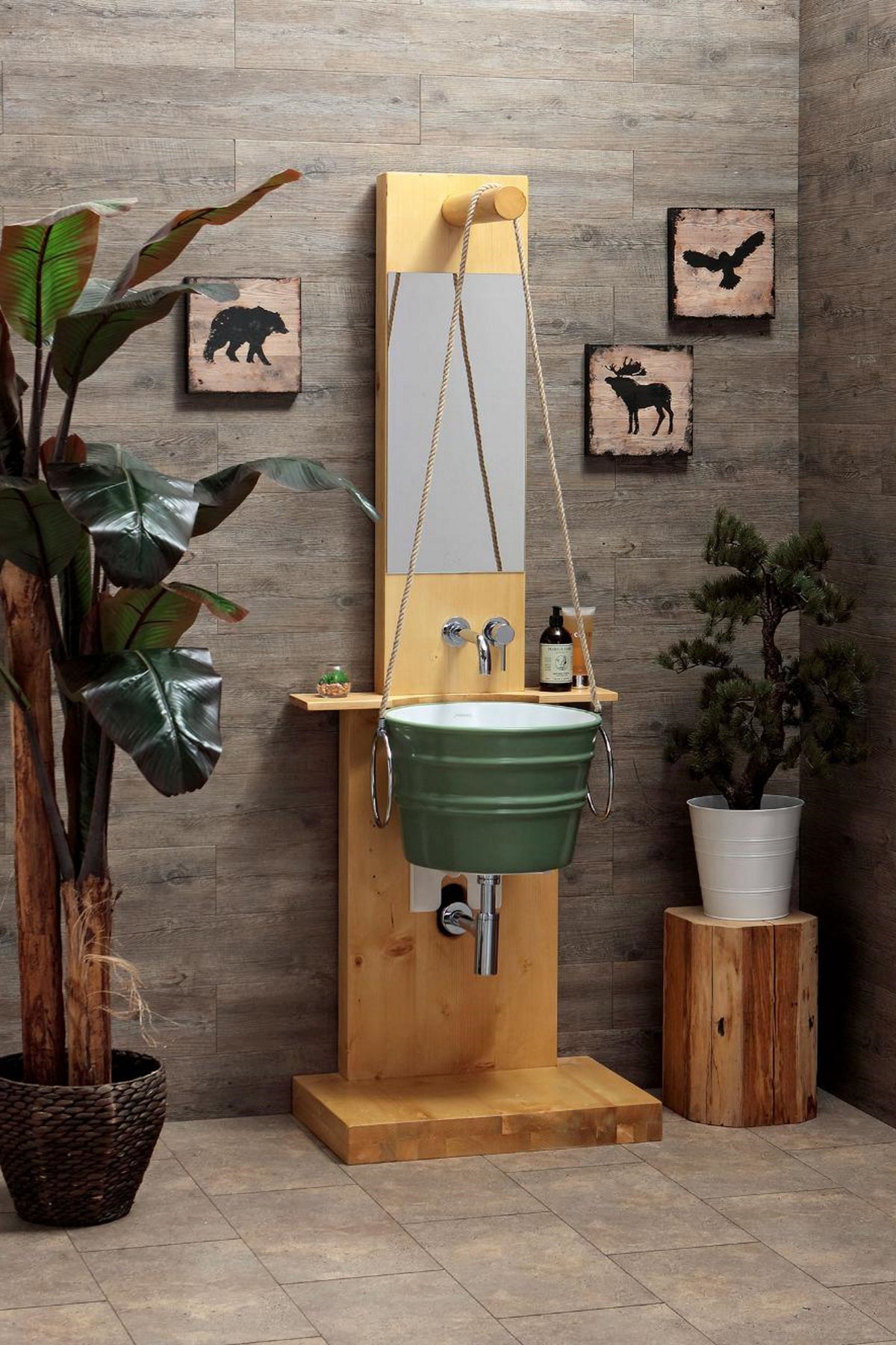 Lavabo Tondo Appoggio/Sospeso cm 46.5 Bacile