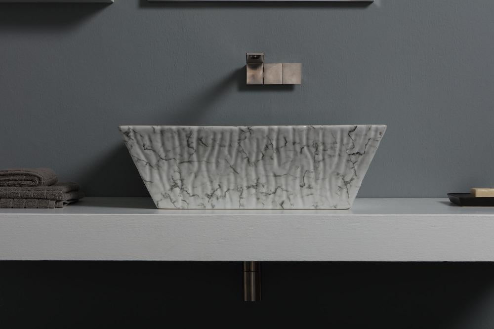 Lavabo Appoggio cm 60x40 Pietra