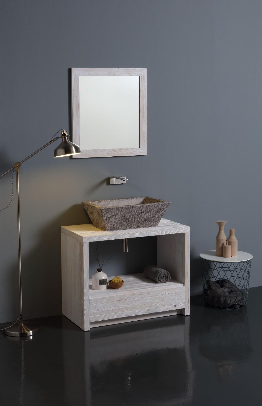 Lavabo Appoggio cm 60x40 Pietra
