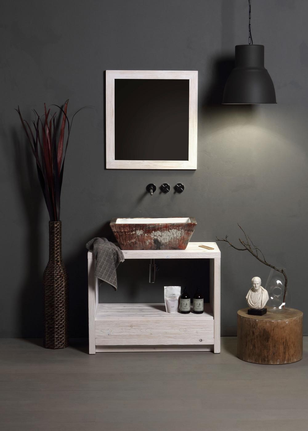 Lavabo Appoggio cm 60x40 Pietra