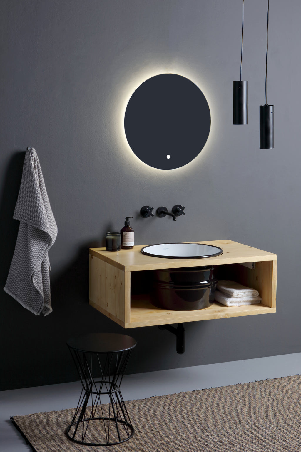 BACKLIT ROUND MIRROR 