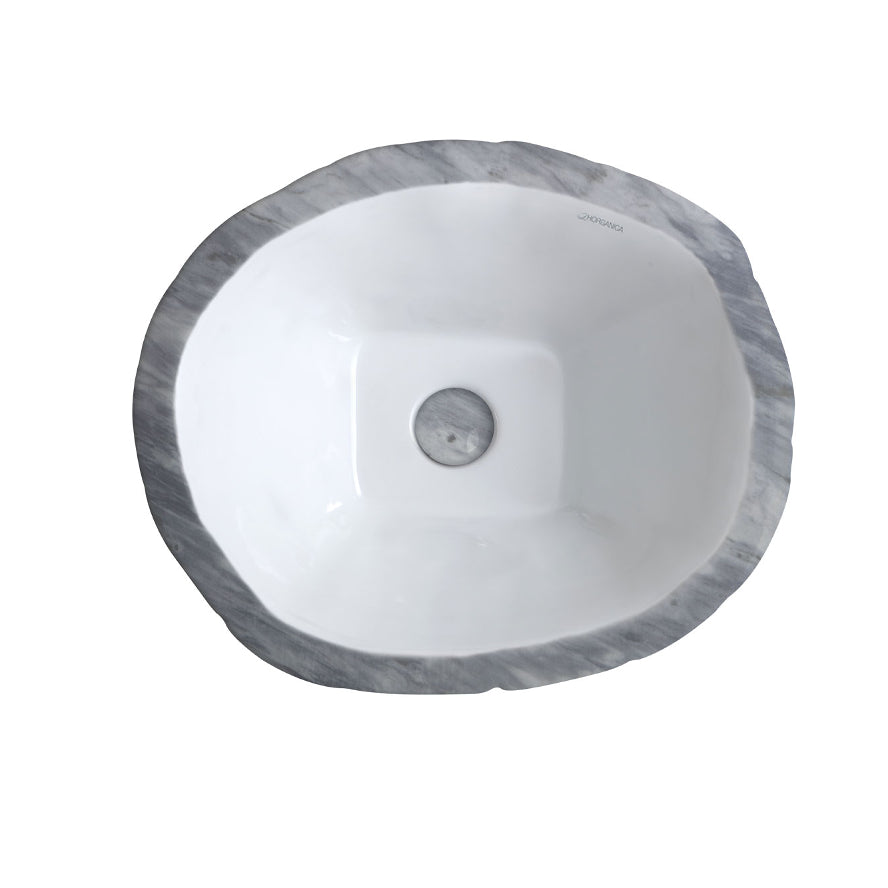 Lavabo Appoggio cm 54x46 Terra