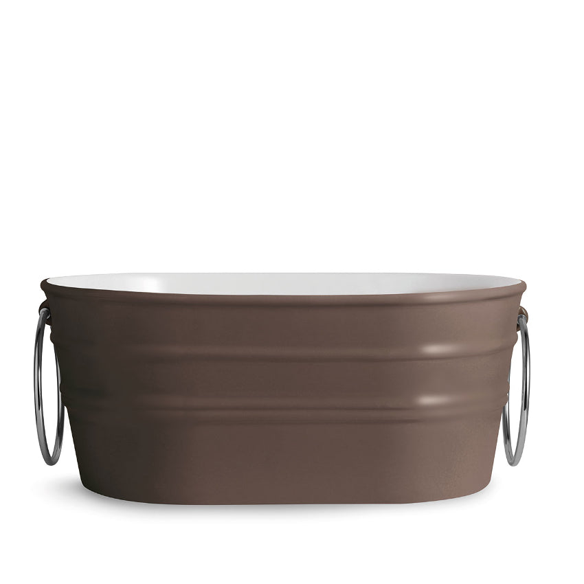 Lavabo Ovale Appoggio/Sospeso cm 60x40 Tinozza